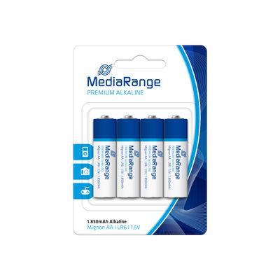 MediaRange Premium Alkaline Batterien Mignon AA/LR6/1.5V 1x4 MediaRange Premium Alkaline Batterien Mignon AA/LR6/1.5V 1x4