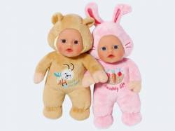 Baby Born - Cutie for babies 18cm 2f Bär beige/Hase rosa