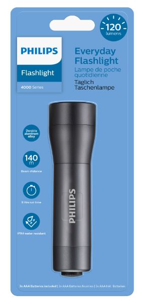 Philips Flashlight 120Lm IPX4