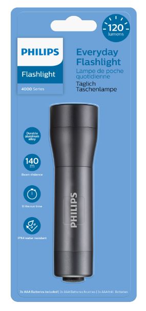 Philips Flashlight 120Lm IPX4 Philips Flashlight 120Lm IPX4
