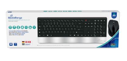 MediaRange Wireless Keyboard + Mouse Set MediaRange Wireless Keyboard + Mouse Set