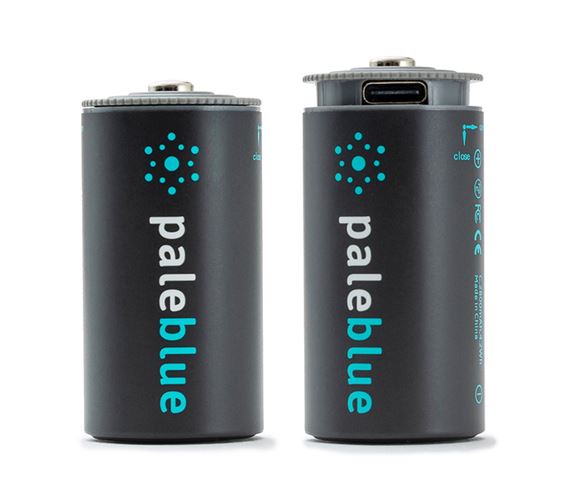 Pale Blue Rechargeable Batterie CType USB-C 2800mAh 1x2