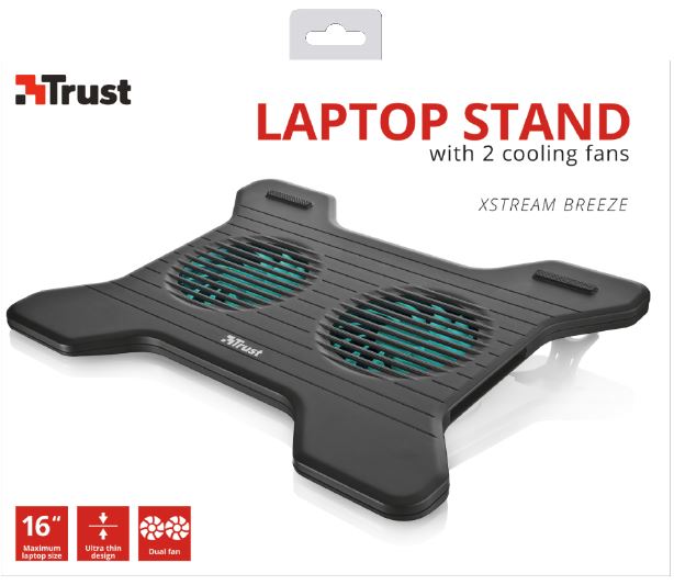 Trust XSTREAM Notebook Cooling Stand Breeze black