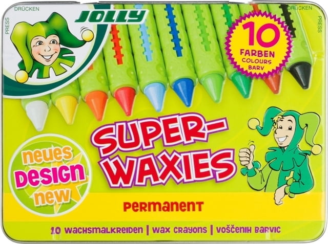 Jolly Wachsmalkreiden permanent 10 Farben Jolly Wachsmalkreiden permanent 10 Farben