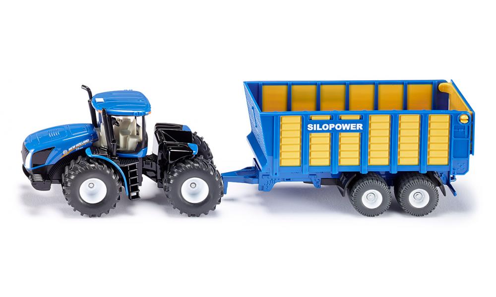 Siku 1947 - New Holland Knicklenker mit Silagewagen 1:50 Siku 1947 - New Holland Knicklenker mit Silagewagen 1:50
