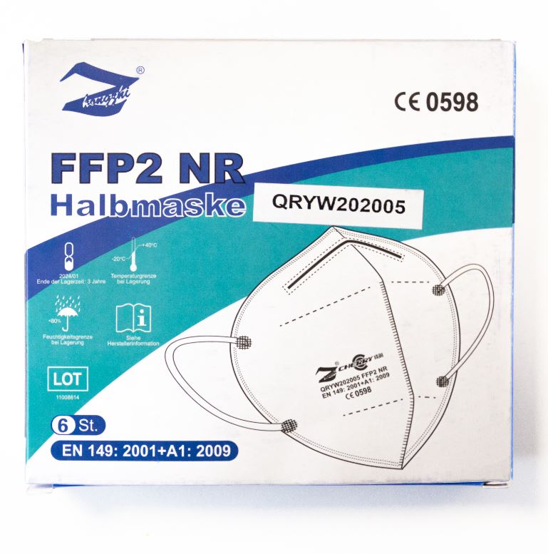 FFP2 NR Partikelfiltrierende Halbmaske 1x6 FFP2 NR Partikelfiltrierende Halbmaske 1x6