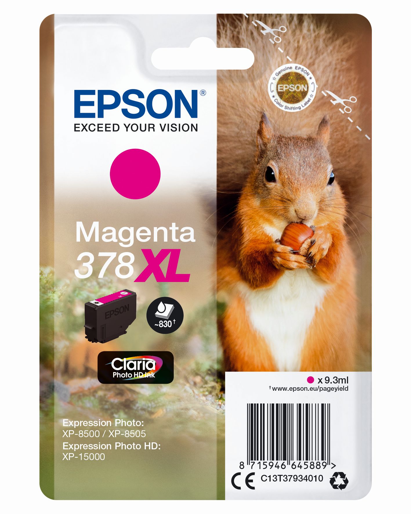 Epson Clara Photo HD Ink Nr.378XL mag.