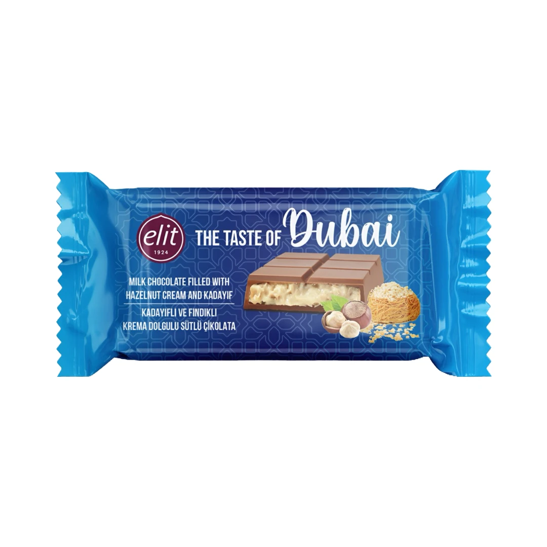 Elit - Dubai Schokolade Haselnuss 90g Elit - Dubai Schokolade Haselnuss 90g