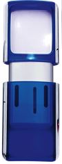 Wedo Lupe eckig beleuchtet blau Wedo Lupe eckig beleuchtet blau
