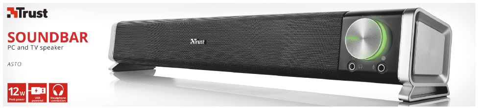 Trust ASTO Sound Bar PC Speaker