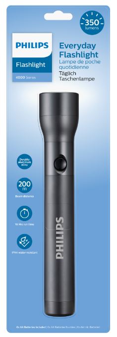 Philips Flashlight 350Lm IPX4 Philips Flashlight 350Lm IPX4