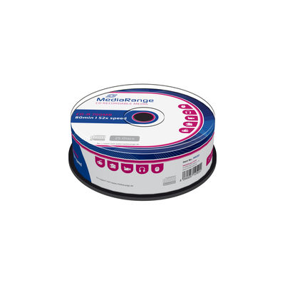 MediaRange CD-R 80min/700MB/52f Spindel 1x25