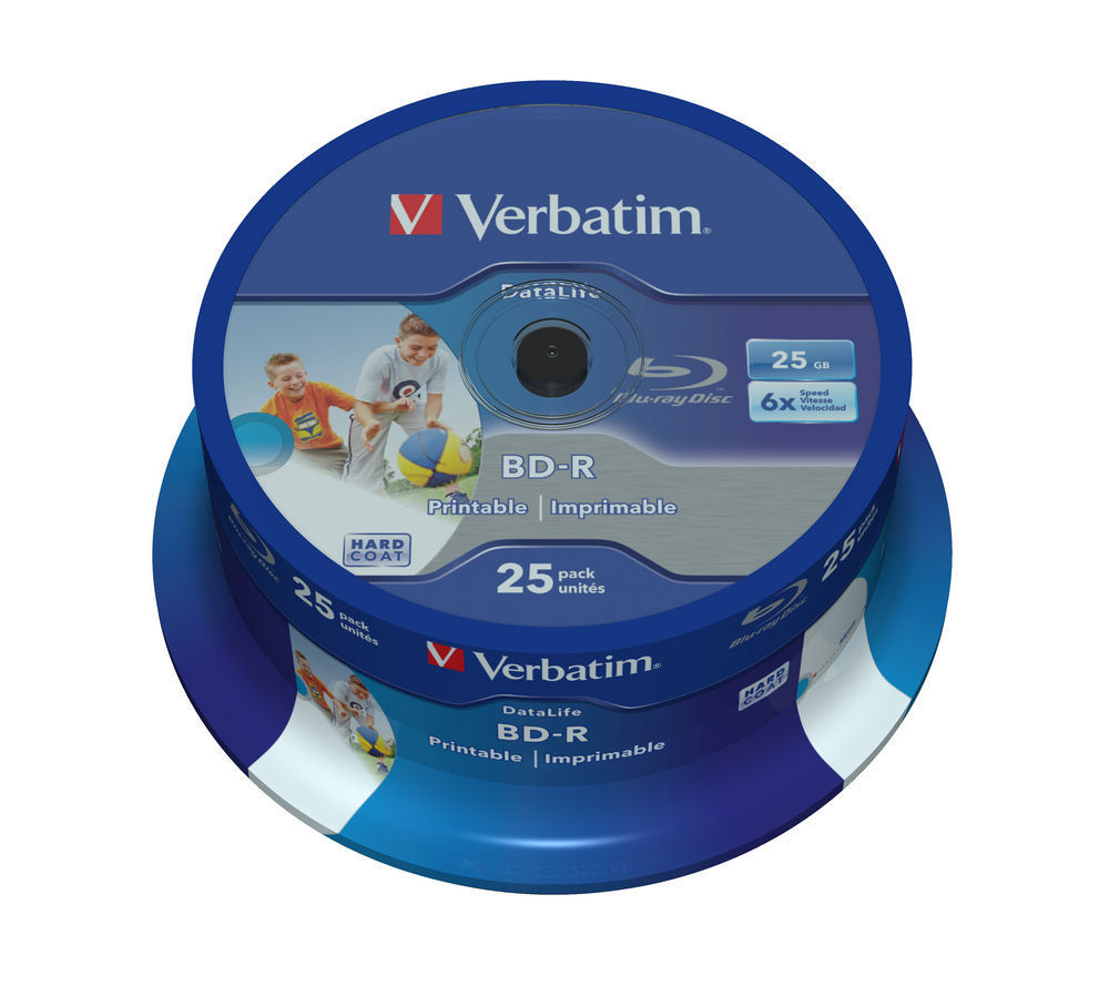 Verbatim Blu Ray 25GB/6f SL Spindel 1x25