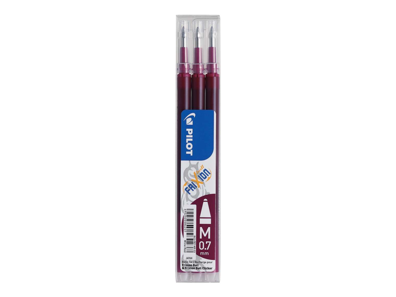PILOT Ersatzminen FriXion Ball 0,7 - dunkelrot - 3er Set PILOT Ersatzminen FriXion Ball 0,7 - dunkelrot - 3er Set