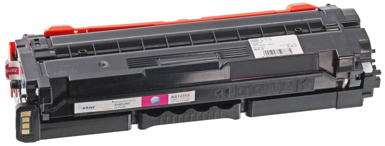 Astar Samsung Toner CLP-680ND mag. HY CLT-M506L 3,5K inkl. Chip Astar Samsung Toner CLP-680ND mag. HY CLT-M506L 3,5K inkl. Chip