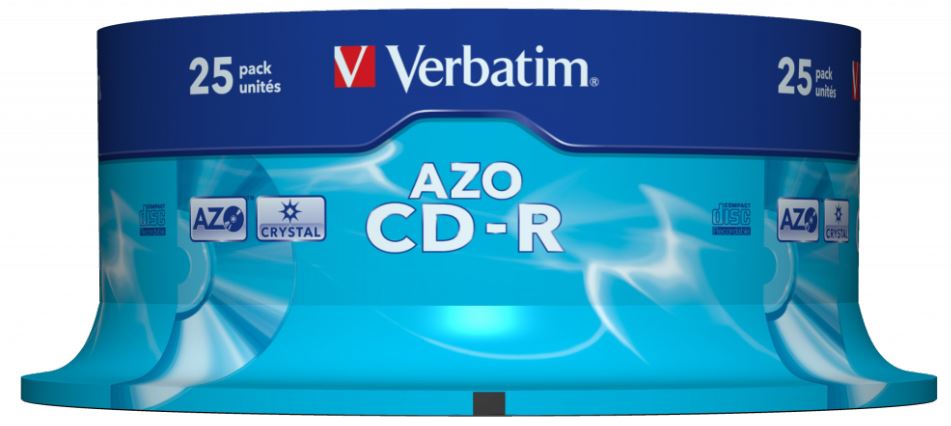 Verbatim CD-R 80min/700MB/52f Spindel 1x25