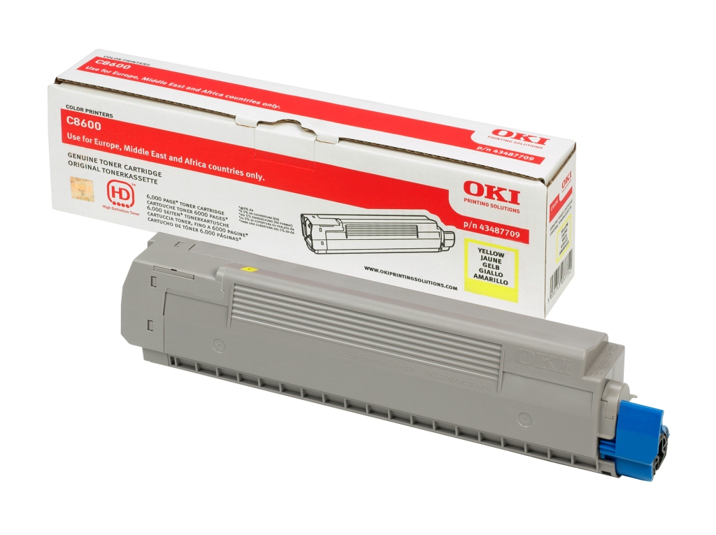 OKI Toner C8600 yell. 6K OKI Toner C8600 yell. 6K