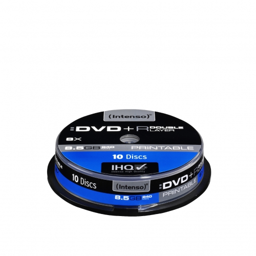 Intenso DVD+R 8,5GB/8f Double Layer Spindel 1x10 Intenso DVD+R 8,5GB/8f Double Layer Spindel 1x10