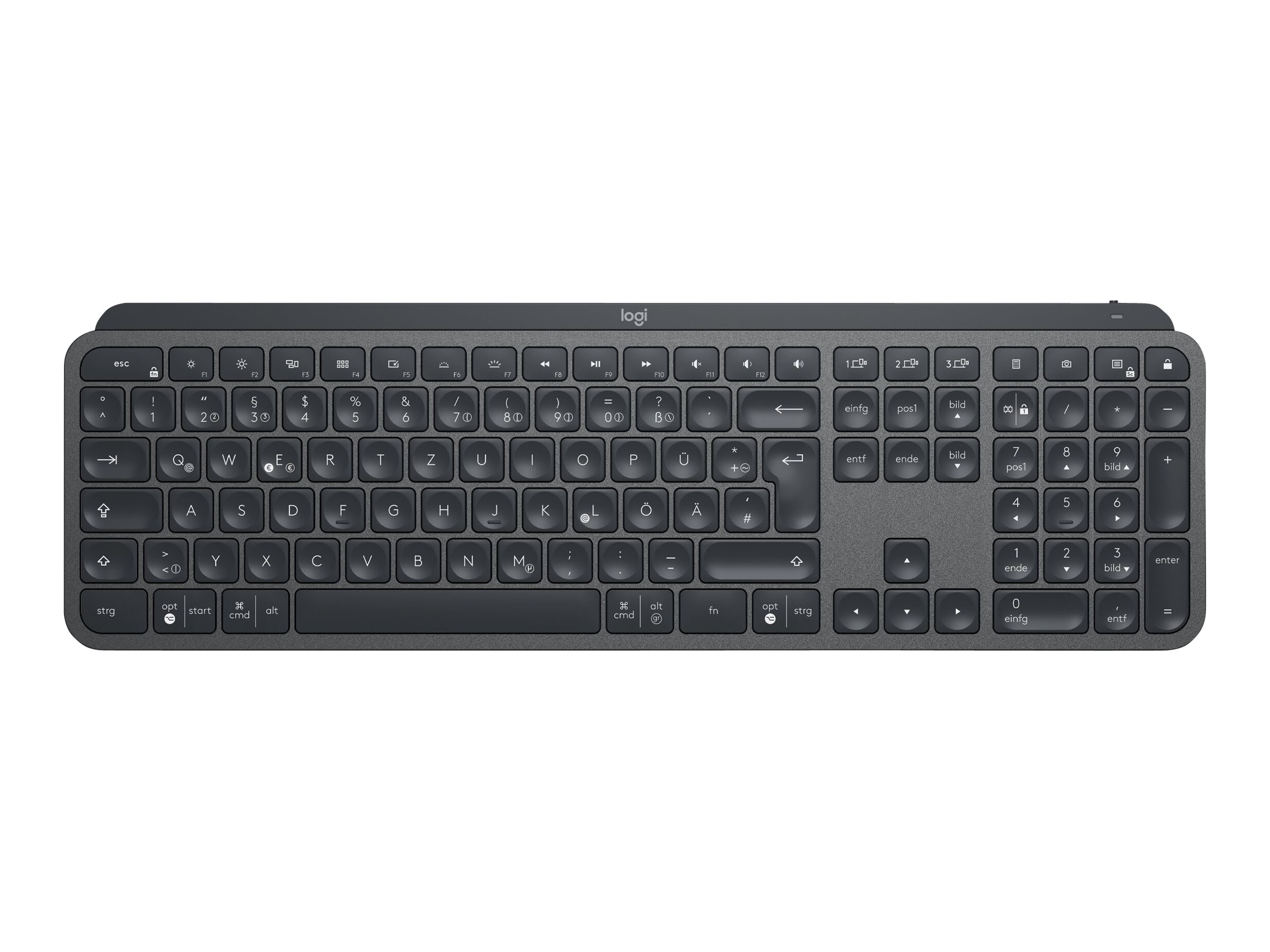 Logitech MX Keys Advanced Wireless Illuminated Keyboard black Logitech MX Keys Advanced Wireless Illuminated Keyboard black