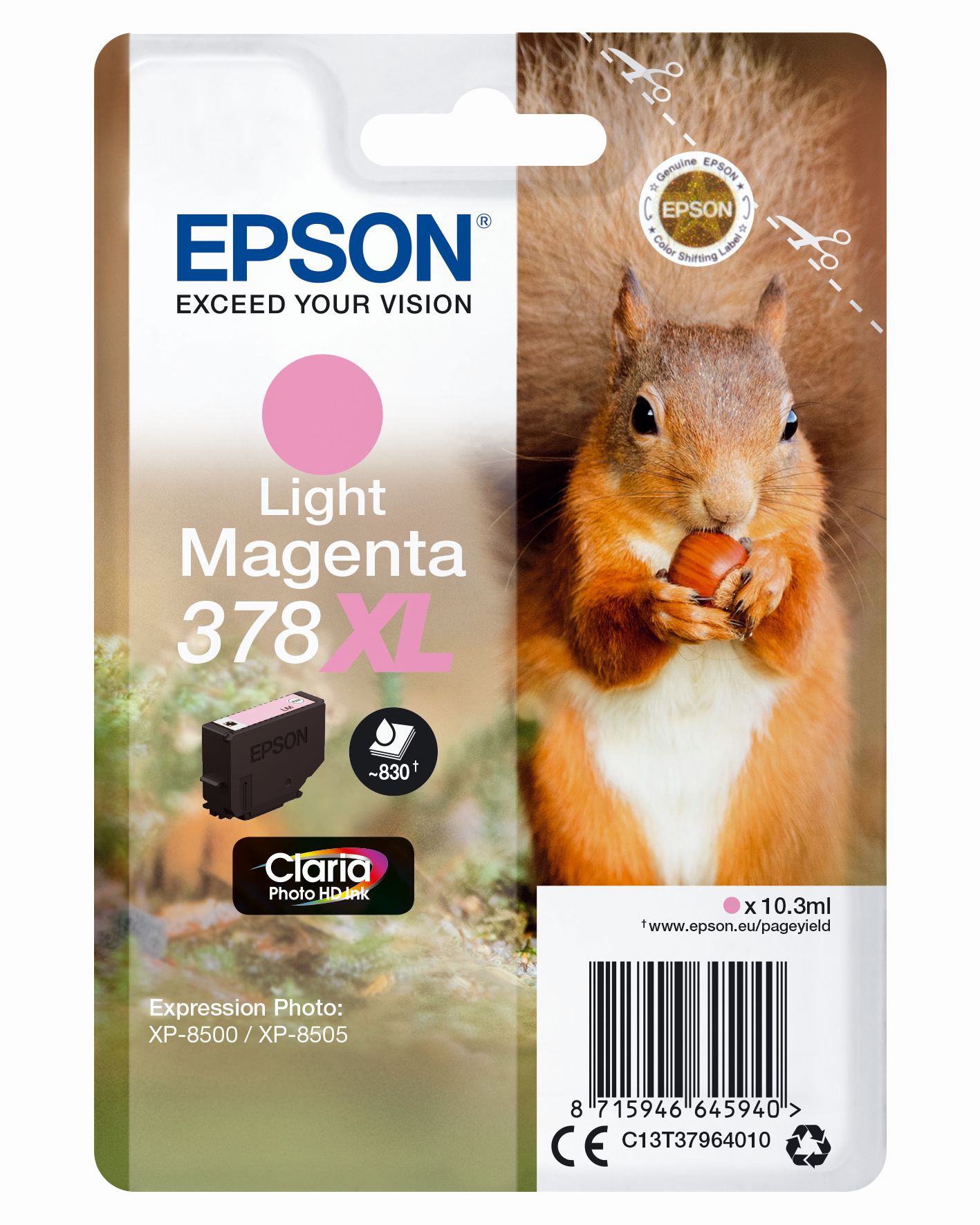 Epson Clara Photo HD Ink Nr.378XL light mag.