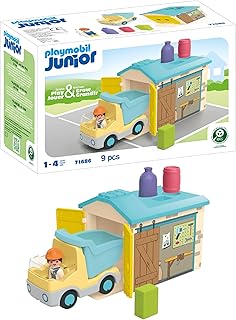 Playmobil 71686 - JUNIOR: LKW mit Sortiergarage