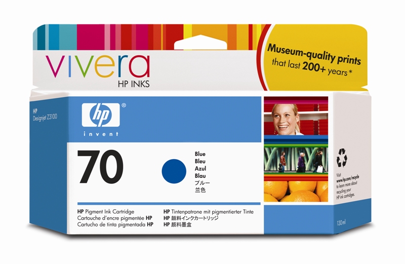 HP Vivera Ink Nr.70 blue 130ml HP Vivera Ink Nr.70 blue 130ml