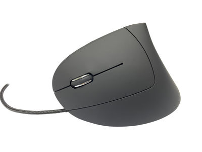 MediaRange Wired 6-Button Ergonomic Mouse left-handers black