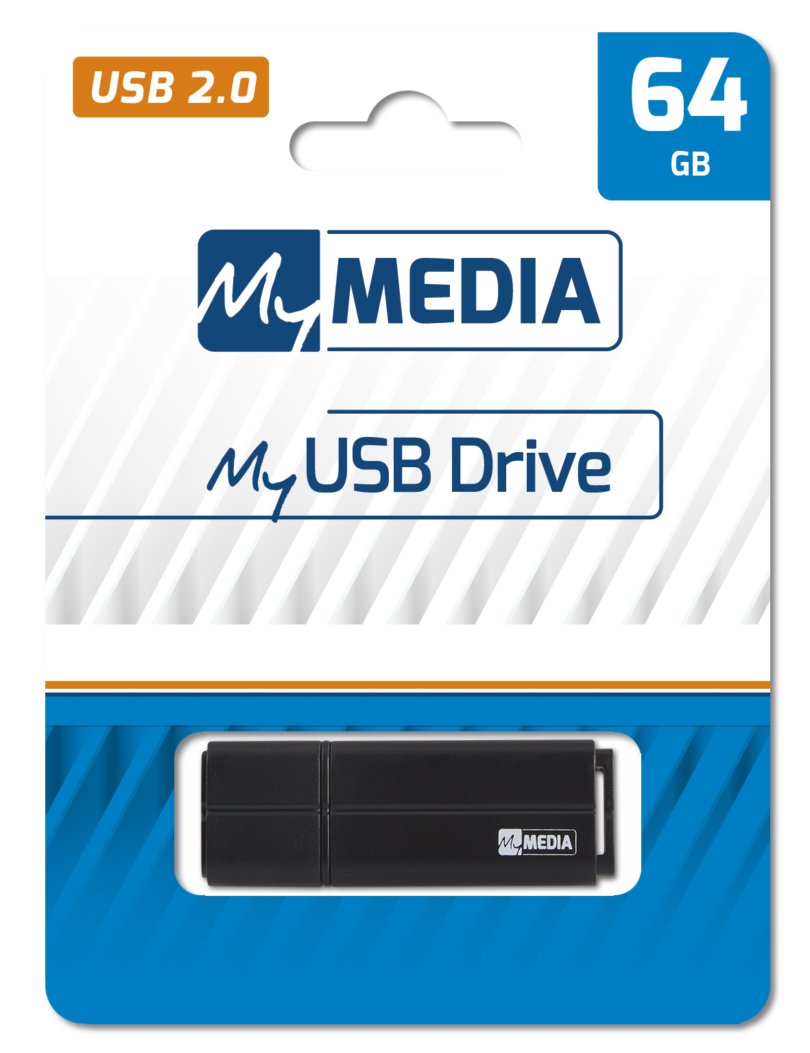 MyMedia USB Stick 64GB 2.0 black