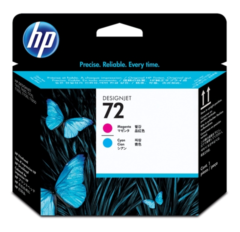 HP Druckk. Nr.72 mag./cyan HP Druckk. Nr.72 mag./cyan