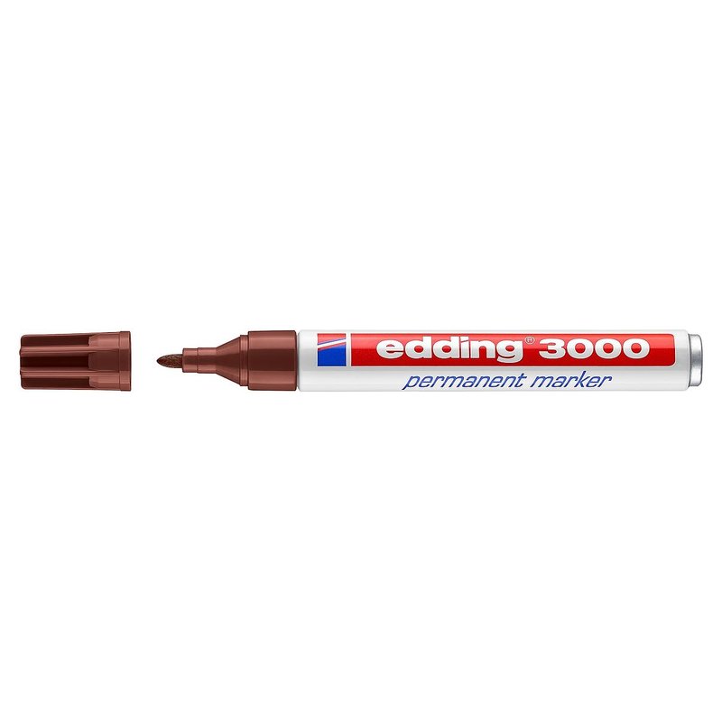 Edding 3000 Permanentmarker - braun Edding 3000 Permanentmarker - braun