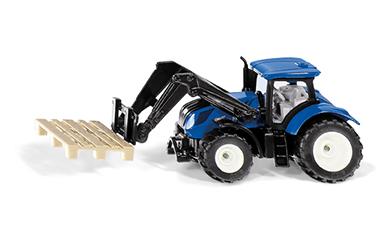 Siku 1544 - Traktor New Holland mit Palettengabel Siku 1544 - Traktor New Holland mit Palettengabel