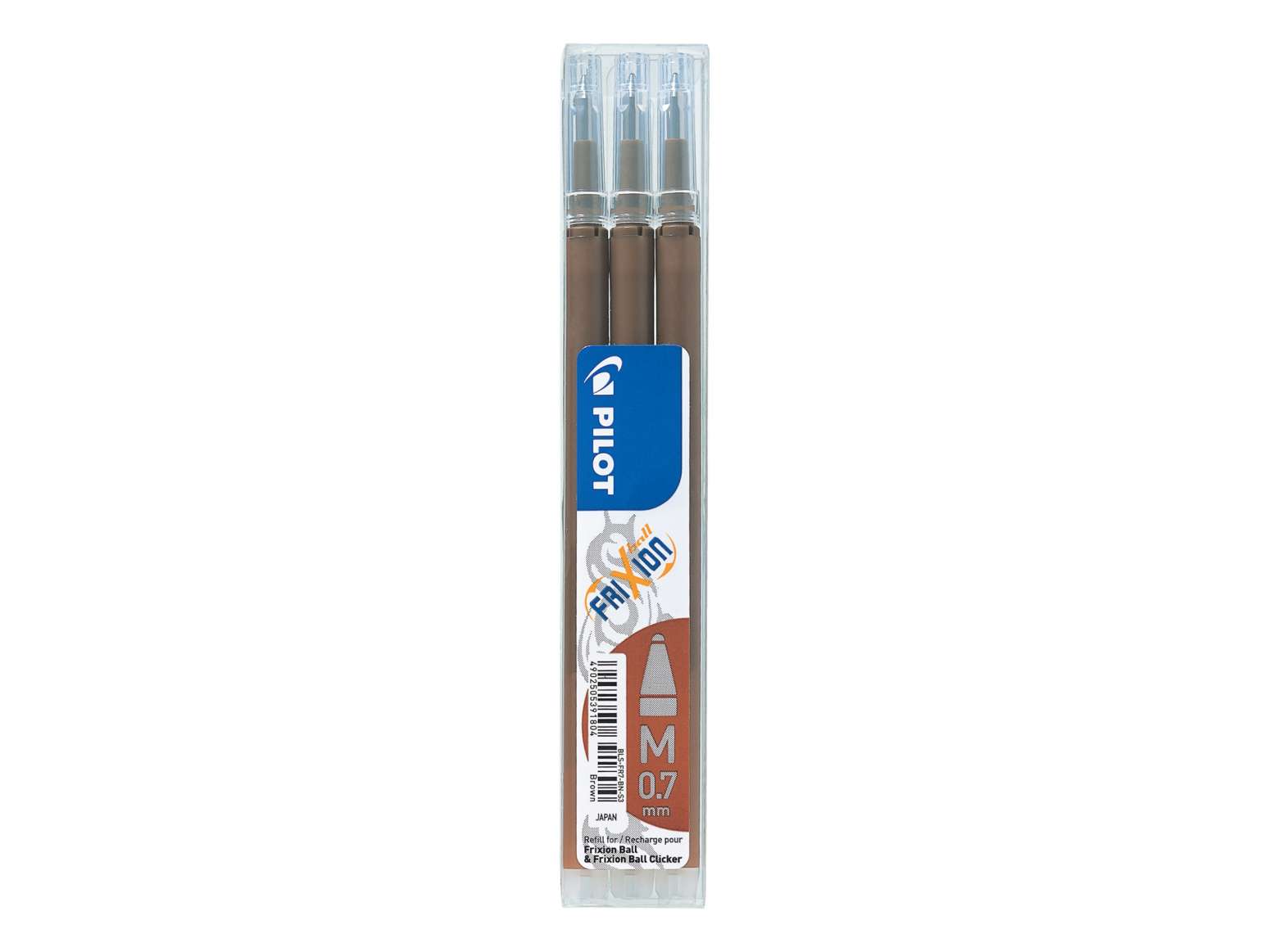 PILOT Ersatzminen FriXion Ball 0,7 - braun - 3er Set PILOT Ersatzminen FriXion Ball 0,7 - braun - 3er Set