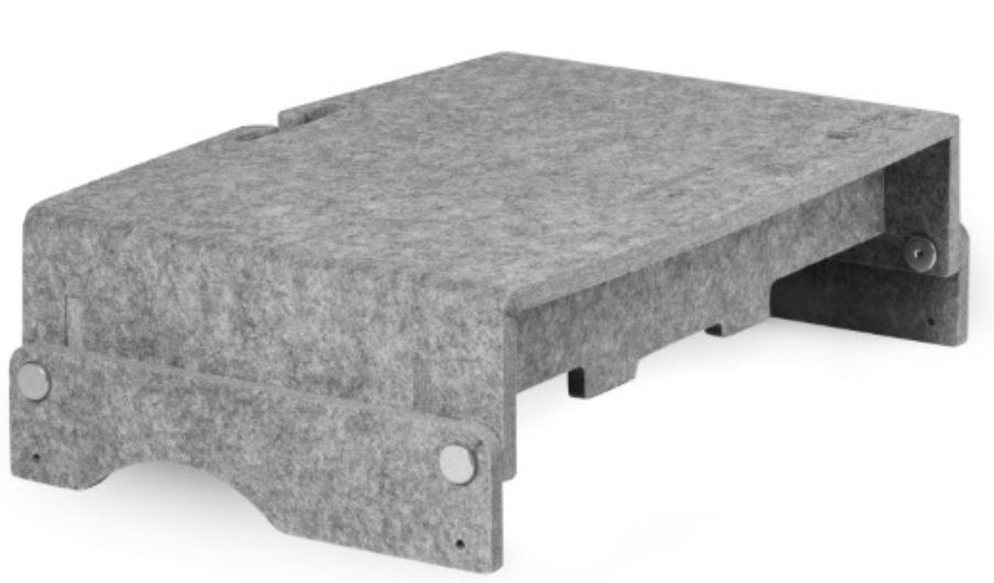 Bakker Elkhuizen Monitor Stand Q-Riser 110 Circular grey Bakker Elkhuizen Monitor Stand Q-Riser 110 Circular grey