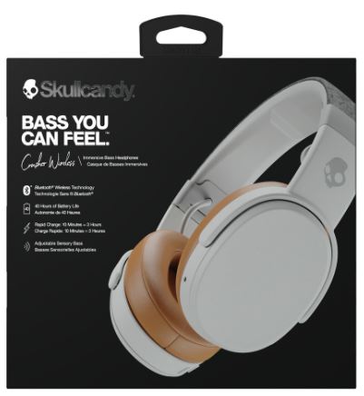 Skullcandy CRUSHER WIRELESS OVER EAR GRAY/TAN/GRAY