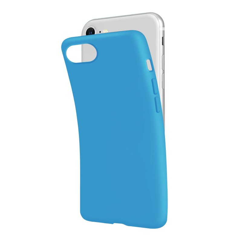 SBS Rainbow Case iPhone SE 2022/ iPhone SE 2020/8/7 cerulean color SBS Rainbow Case iPhone SE 2022/ iPhone SE 2020/8/7 cerulean color