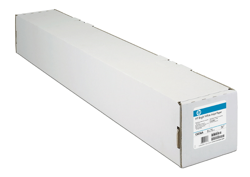 HP Bright White Inkjet Paper 24"Ro. HP Bright White Inkjet Paper 24"Ro.