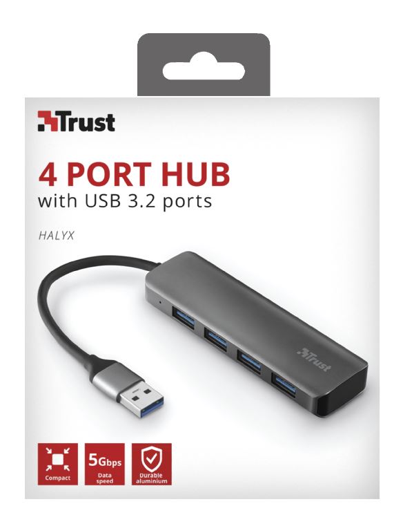 Trust HALYX 4 Port USB 3.2 Hub