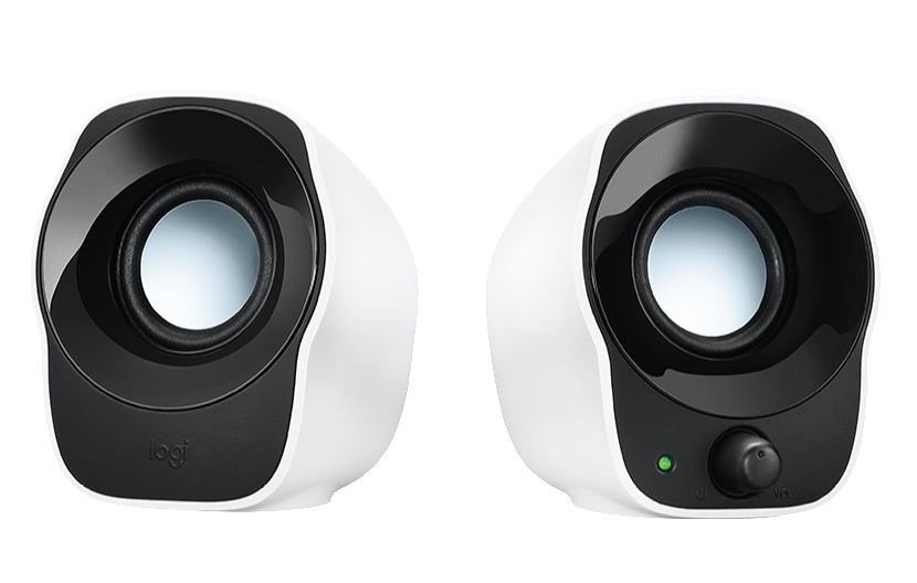 Logitech Kompakte Stereo-Lautsprecher Z120 white Logitech Kompakte Stereo-Lautsprecher Z120 white