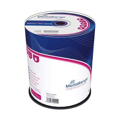 MediaRange CD-R 80min/700MB/52f Spindel 1x100