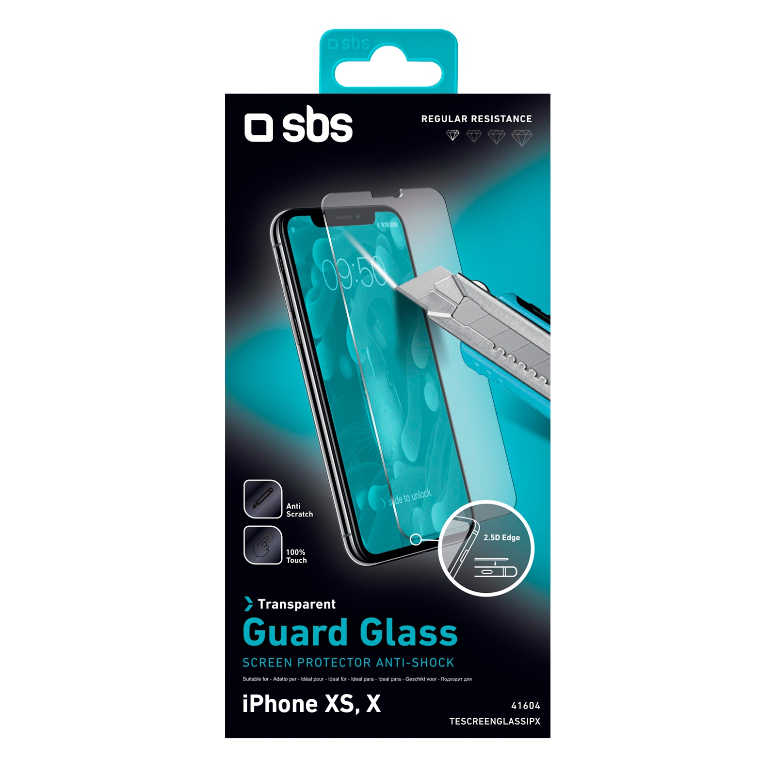 SBS Guard Glass iPhone X/XS/11 Pro Anti Scratch