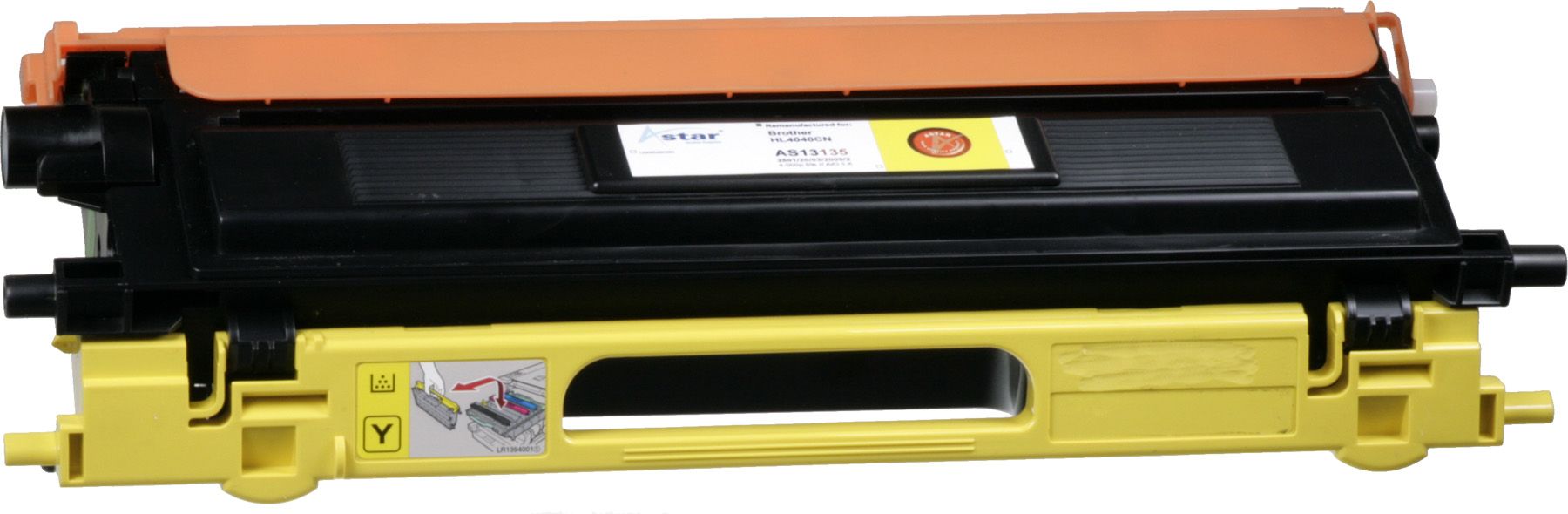 Astar Brother Toner yell. TN-135Y 4K inkl. Chip Astar Brother Toner yell. TN-135Y 4K inkl. Chip