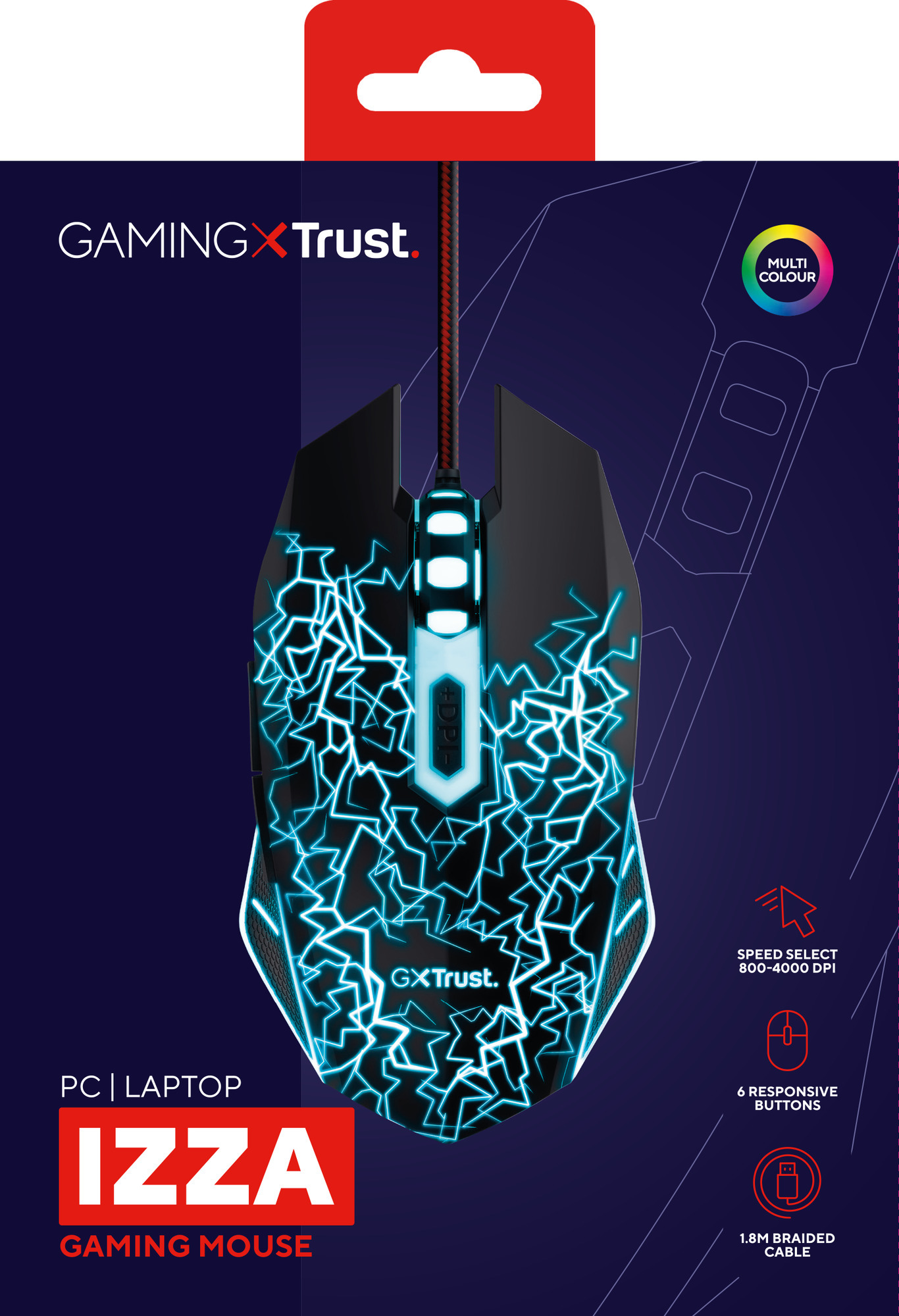 Trust GXT 105X IZZA Illuminated Gaming Mouse Trust GXT 105X IZZA Illuminated Gaming Mouse