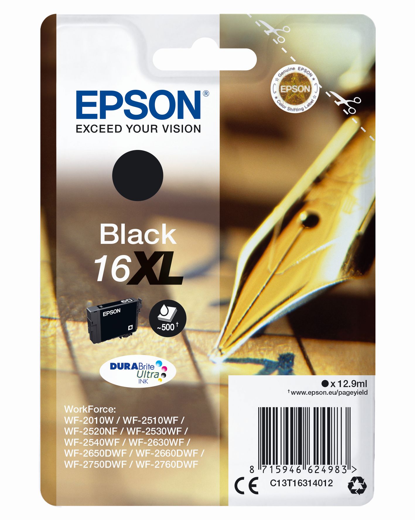 Epson DuraBrite Ultra Ink Nr.16XL black
