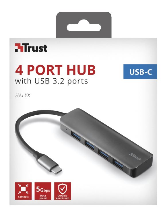 Trust HALYX USB-C Port USB 3.2 Hub