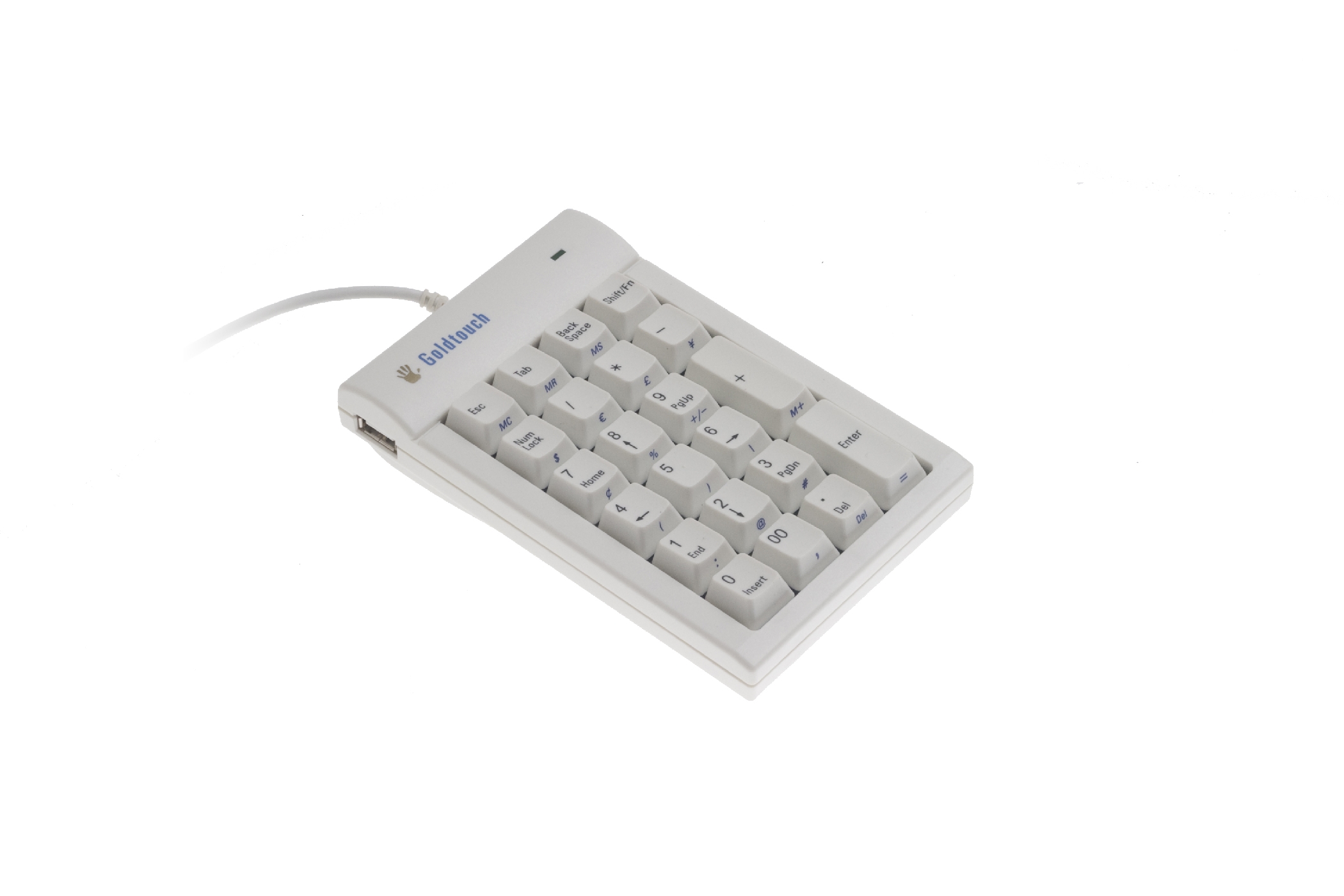 Bakker Elkhuizen Goltouch Numeric/Ziffernblock White USB