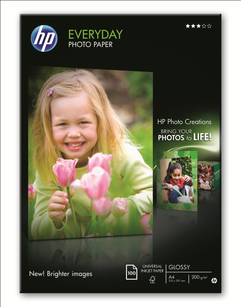 HP Everyday Fotop. glossy A4 1x100