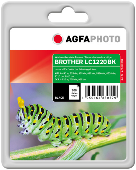 AgfaPhoto Brother Ink black LC1220BK 300 Seiten AgfaPhoto Brother Ink black LC1220BK 300 Seiten