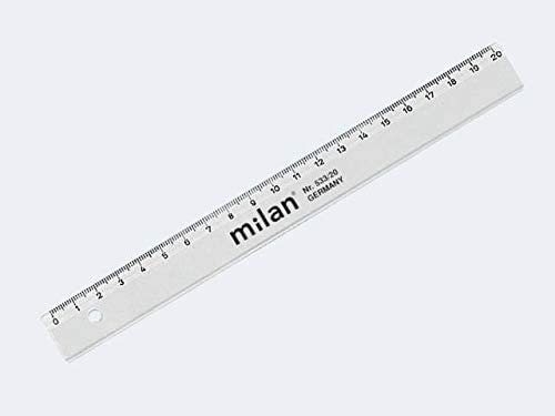 Milan Lineal 20 cm Plastik