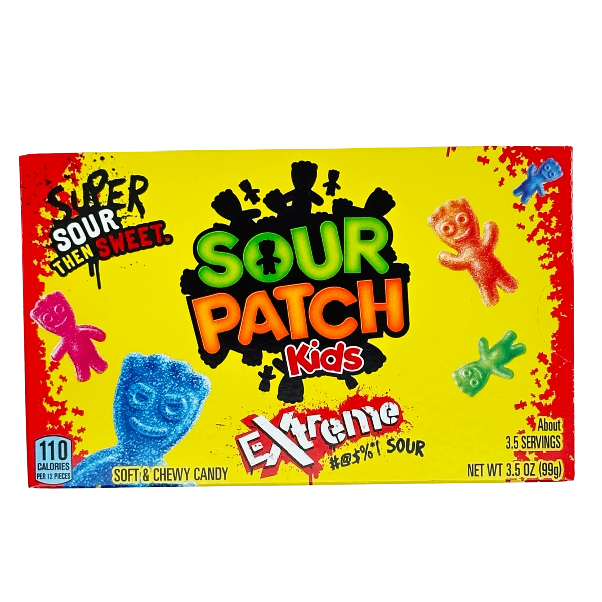 Sour Patch Kids Extreme 99g - Theater Box Sour Patch Kids Extreme 99g - Theater Box