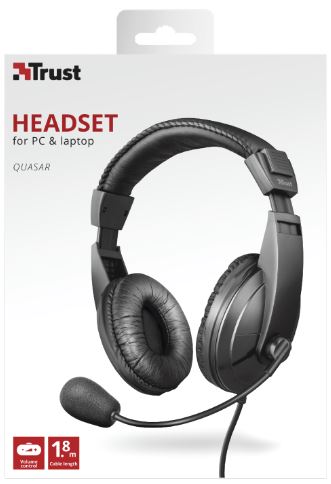 Trust QUASAR Headset for PC and laptop Trust QUASAR Headset for PC and laptop